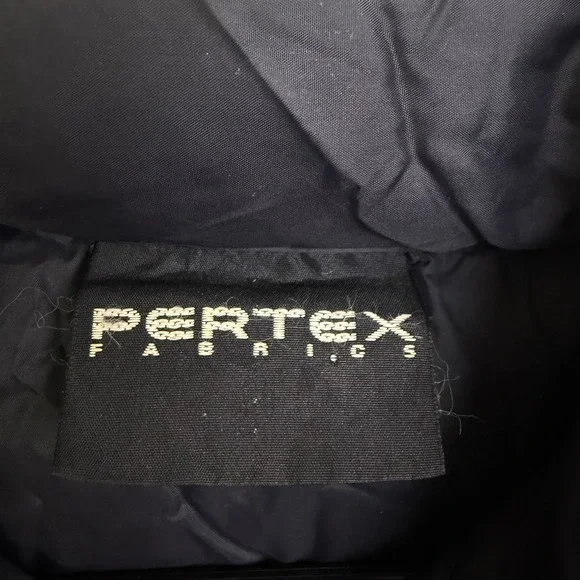 Cape Storm Pertex Down Puffer Jacket Mens XL Black Pullover Zip Snap Anorak Ski